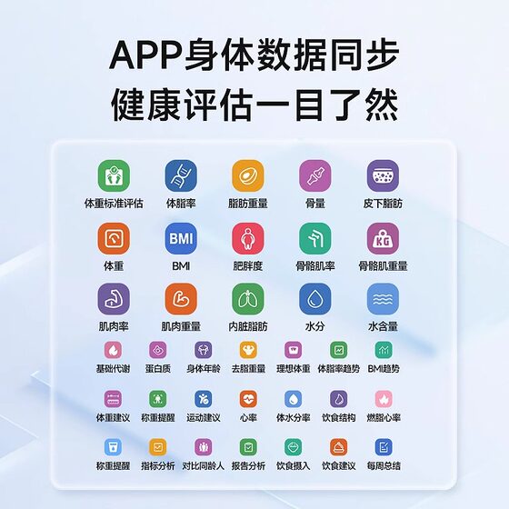 康佳体重秤体脂秤家用精准充电体重称智能电子秤减肥专用的人体秤