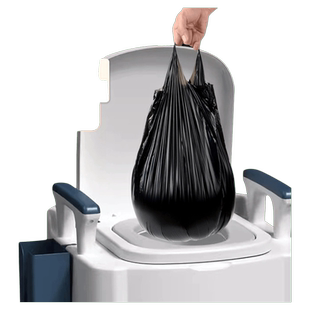 恒澍老年人坐便器老人移动马桶一次性塑料袋子大号垃圾袋加大加厚