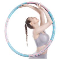 Steel pipe hula hoop removable weighted hula hoop fitness ring home fitness equipment adult foam massage ring