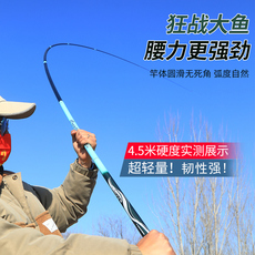 удочка 浪尖勇士钓鱼竿手杆超轻超硬28调19调碳素鲤鱼竿鲫鱼竿台钓竿正品