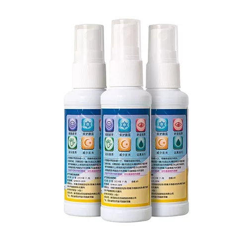 Очки, чистящее средство, лечебный объектив