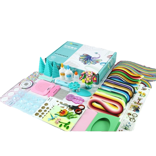 衍纸套装学生衍纸书签社团线稿图电动衍纸笔工具手工diy材料包quilingsets时代创意凹凸基础艺术立体手动纸编