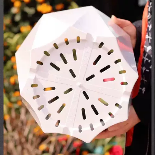 Дышащий прочный очень большой пластиковый белый цветочный горшок, увеличенная толщина, подарок на день рождения