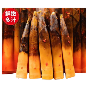2024新笋网红手剥笋500g开袋即食香辣泡椒笋尖福建特产脆嫩竹笋