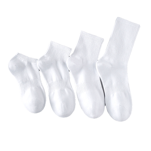 诸暨袜子男款秋冬季防臭长袜春秋吸汗透气运动中筒袜纯色男士短袜