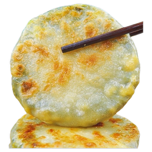 爆汁生煎纸皮馅饼韭菜鸡蛋荠菜鸡蛋馅饼煎饼手抓饼早餐速食半成品