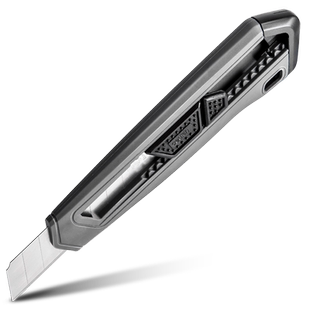 美工刀得力裁纸刀壁纸刀大号18mm黑色家用开箱刀高碳钢SK5拆快递神器多功能拆箱刀黄色美工刀办公生产