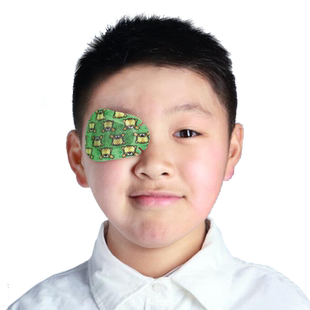 弱视遮光眼贴全遮盖儿童斜视训练矫正眼罩单眼罩独眼遮眼贴遮眼布