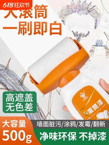 Маленький ролик латексная краска Большая белая стена Ремонт белый интерьер самостоятельный реконструкция дома самостоятельно расцвета