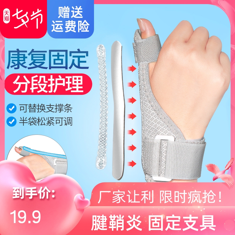 Tendons Sheath Inflammation Wrist Protective Sheath Thumb Fracture Fixation Splint Wrist Sprained Mouselet Mother Slip Mouse Hand Recovery