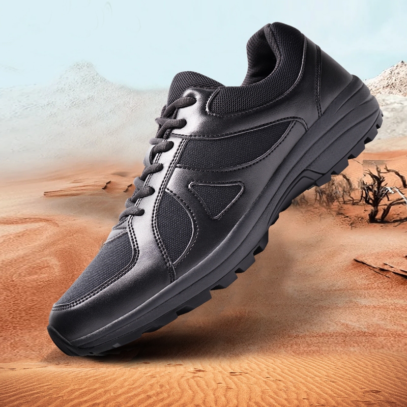 Training Shoes for Men, Black Running Shoes, Non-Slip, Breathable, Men's Shoes, Rubber Shoes, Mesh, Thick Sole, Shock-Absorbing, Ultra-Light and Wear-Resistant