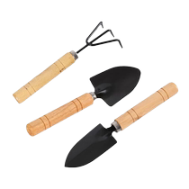 Flower planting tools household vegetable gardening gardening loose soil flower shovel potted flower planting three-piece set small shovel hoeing