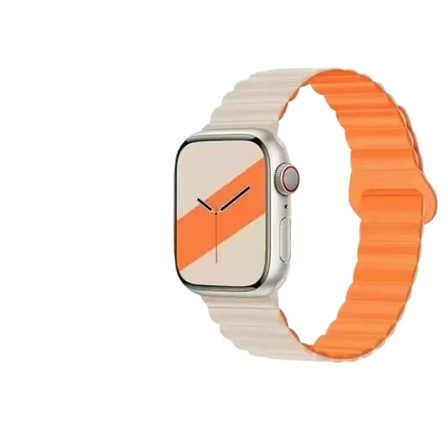 Применимо AppleWatch8 ремешок Apple Watch S9 Generation Iwatch7/6/5/SE/4/3/2/2/1 Силиконовый клей два -розетки Творческого движения Мужчины и новое женское поколение Ultra2 Smart Starlight