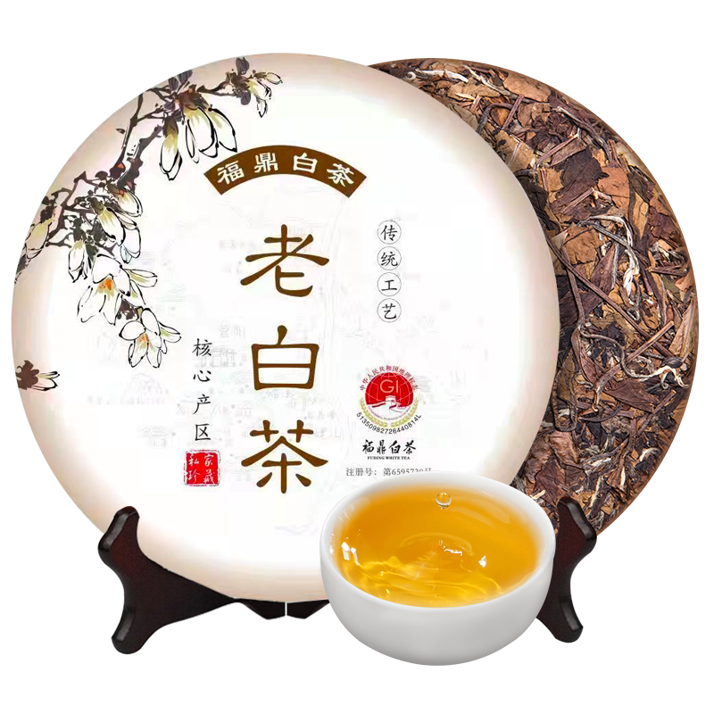 福鼎老白茶官方旗艦店十年陳壽眉福建白茶棗香散茶茶葉袋裝自己喝-淘寶