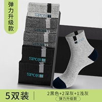 [Elastic Upgrade] 5 пары-2 черные +2 темно-серый +1 светло-серый