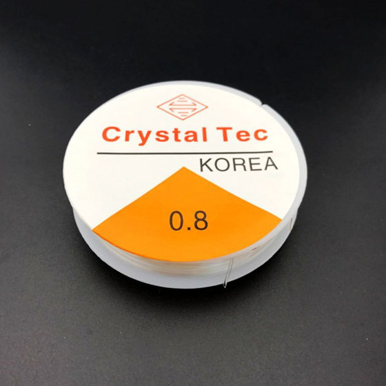 0.8mm 구슬 탄성 라인 DIY 수제 액세서리 1 팩