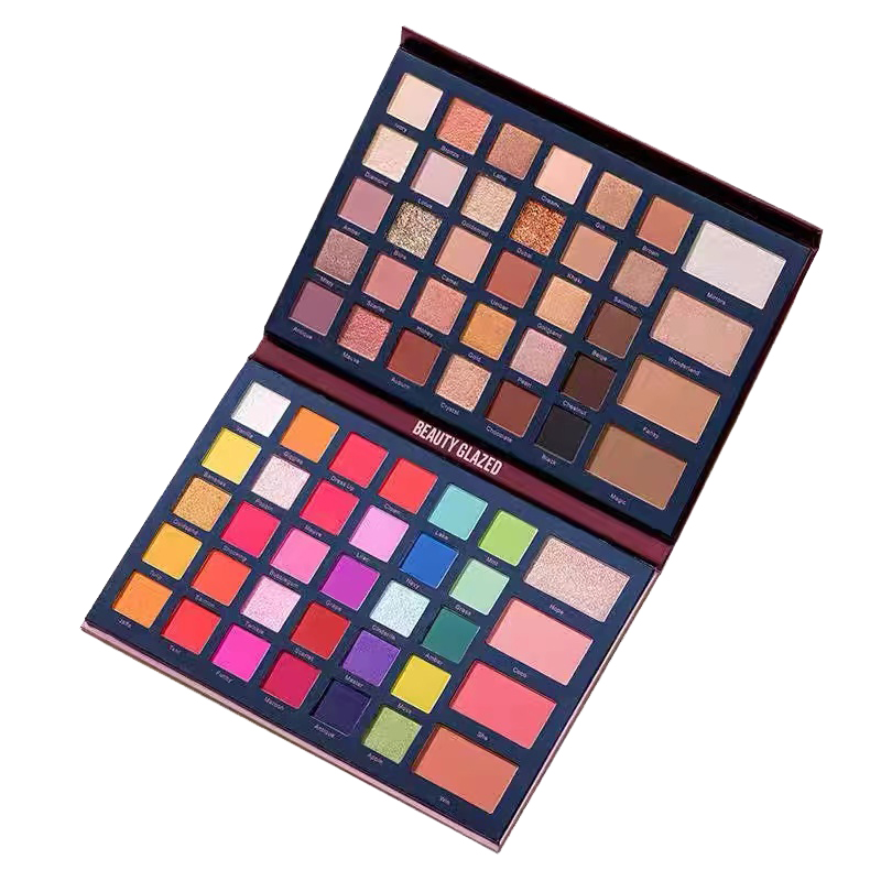 genuine goods beauty glazed68 color eye shadow plate cos stage makeup makeup makeup artist matte pearl makeup plate special