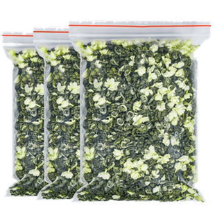买一斤送半斤新茶茉莉花茶浓香型茉莉茶叶广西横县绿茶礼盒装袋装