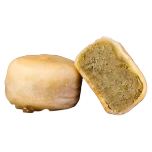 0蔗糖冰皮绿豆饼绿豆糕小吃传统老式糕点心淘纯绿手工好吃东北