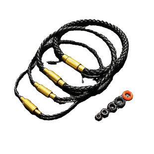 按扣粗2345毫黑皮绳手链串饕餮转运珠串黄手绳成品送隔圈编织