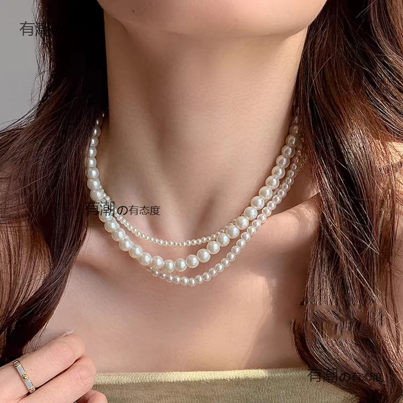 锁骨上的精灵：探寻渐变淡水珍珠的神秘魔力