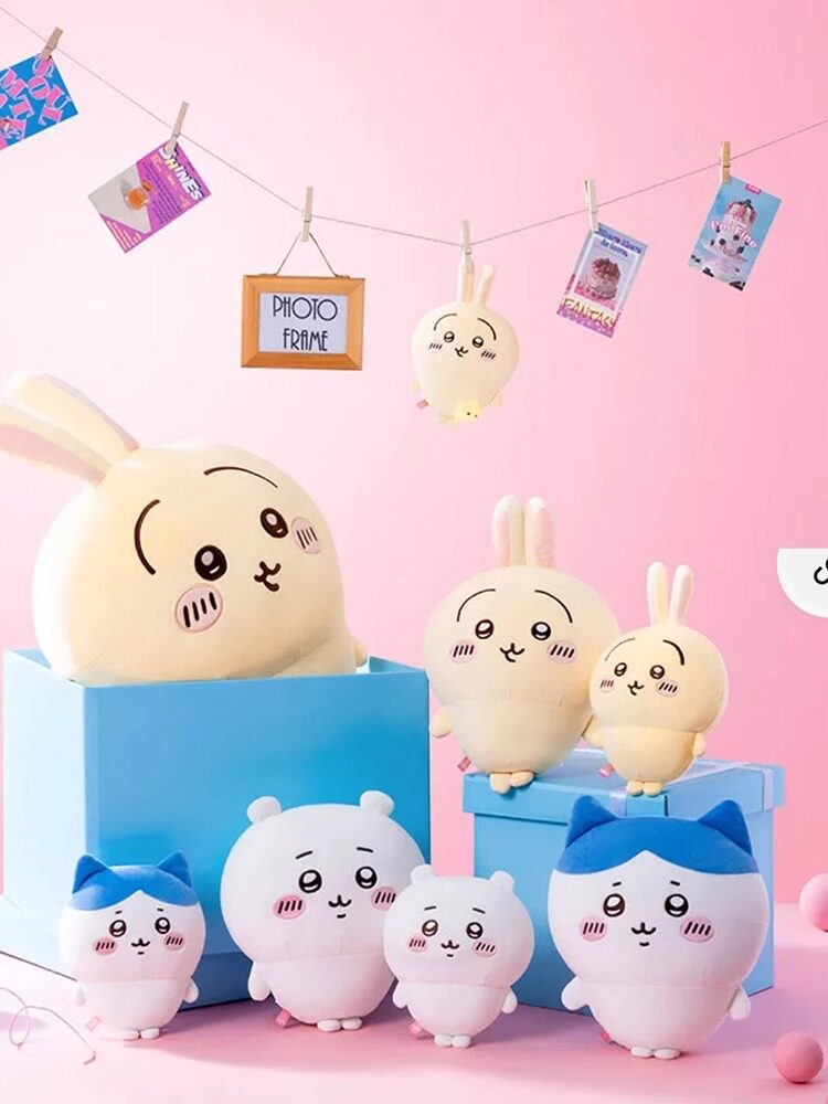 우사치 인형 봉제 인형 치이카와 인형 XIAOBA 베개 여성용 대형 치이카와 생일 선물