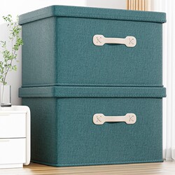 Storage Box For Home Wardrobe Clothes Organizer Box Handy Gadget Clothes Quilt Foldable Fabric Large-Capacity Storage Basket