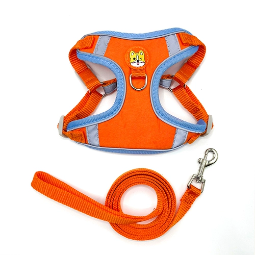 Жилет -тип собачья тяга для собаки маленькая собачья сделка для грудного ремня для щенка для щенка для собак веревка для собак собака, чтобы вырваться на свободу