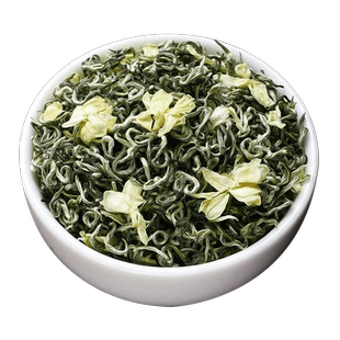 圣茶叶茉莉花茶新茶茉莉飘雪七窨提香500g绿茶浓香袋装源头川派