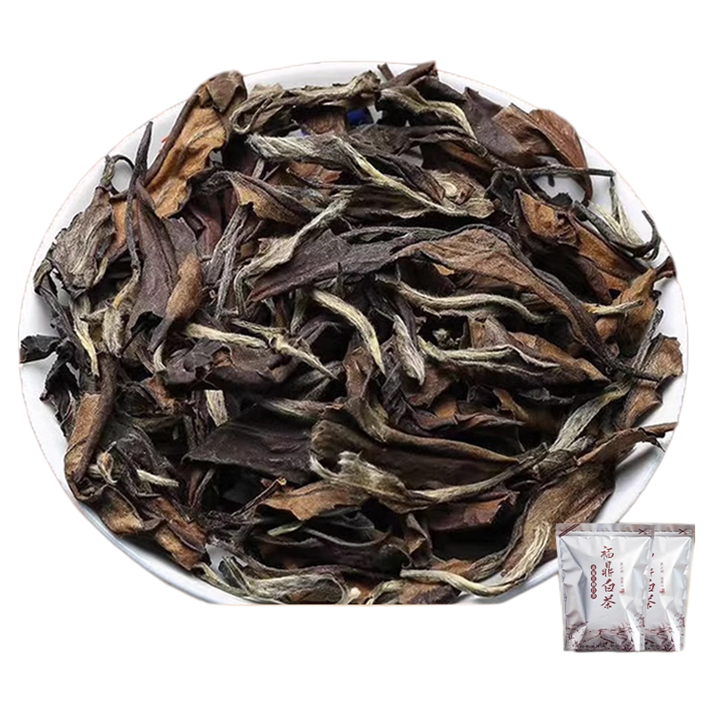 福鼎老白茶官方旗艦店十年陳壽眉福建白茶棗香散茶茶葉袋裝自己喝