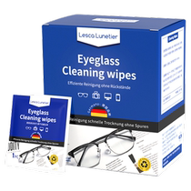 German standard glasses cleaning wipes glasses paper disposable winter anti-fog eye cloth to wipe without damaging the lenses