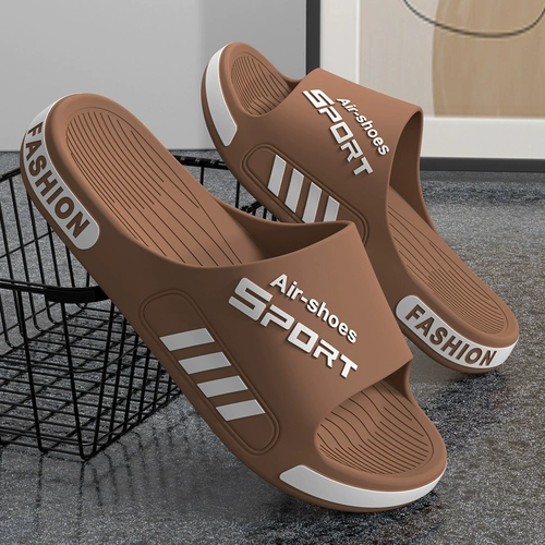 Тапочки, нескользящие спортивные сандалии на платформе, слайдеры