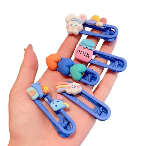 Милый аксессуар для волос, клубника, мультяшная заколка для волос, детские шпильки для волос, челка