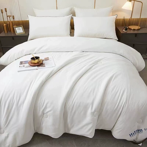 Пятизвездочный отель весна и осенний стеганый одеял. Лето-прохладное стеганое одеяло 6 килограммов сингл и двойные стеганые одеяла, утолщенные от шелкового хлопкового ядра зимнего одеяла за четыре сезона