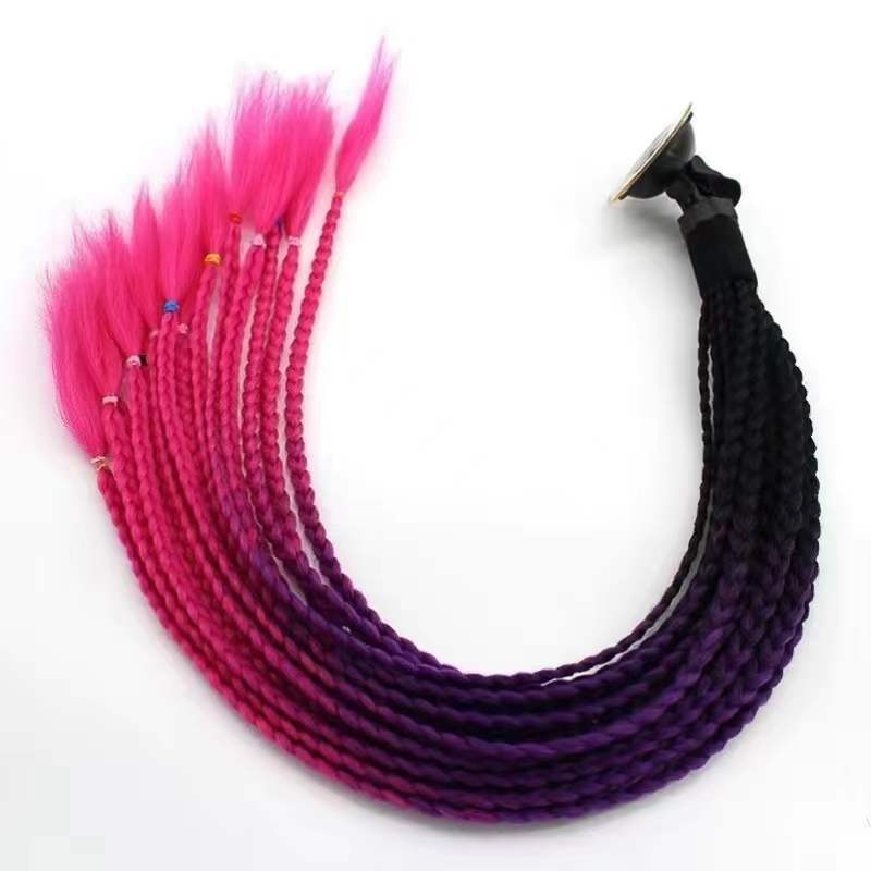 Helmet Dreadlocks for Men and Women, Helmet Decoration, Ponytail, Helmet Braids, Wig, Motorcycle, Cool and Personalized