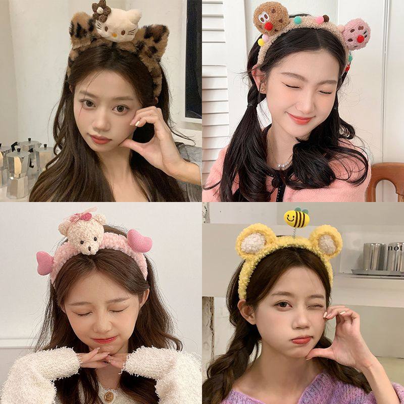 可爱头箍大揭秘：卡通风发箍如何成就你的秋冬日韩少女风？-假发发箍-淘宝百科网