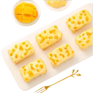 榴莲芒果网红榴芒奶盖沙琪玛休闲办公室零食小吃饱腹早餐营养