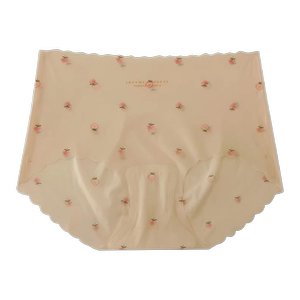 内裤女冰丝无痕速干草莓少女抗菌裆性感蜜桃臀3D面膜裤裸感三角裤