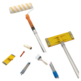 加长乳胶漆滚筒刷墙专用伸缩杆涂料滚筒毛刷砂架打磨刷漆工具墙面