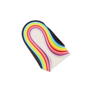 彩色衍纸条3/5mm7~10渐变色学生初学衍纸手工diy材料包画工具套装编织凹凸