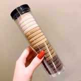 Безвредный эластичный хвостик, прочная резинка для волос, аксессуар для волос, простой и элегантный дизайн, не повреждает волосы