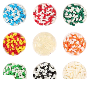 空胶囊壳可食用装药粉植物糯米药用小胶囊壳透明中药空壳胶囊壳皮