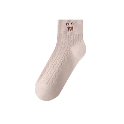 中筒袜A6407折吸汗排湿女