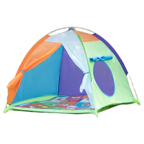 Childrens tent indoor toy house baby bed small house outdoor camping boy and girl automatic tent safety