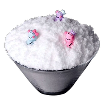Artificial snow powder simulated snowflakes dry snow powder mixed with water to turn into snow artificial snow fake snow photography window scene