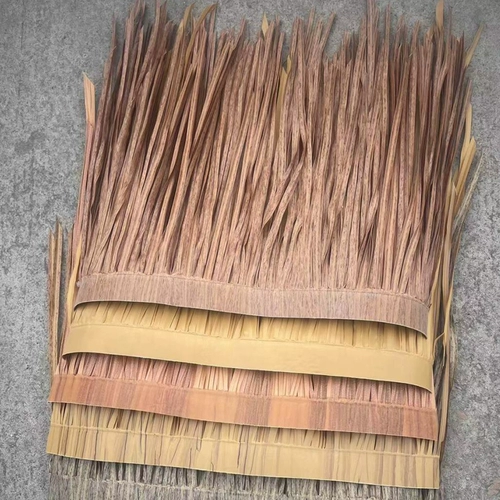 Имитация соломенной крыши, ферма для отдыха из искусственной соломы, пластиковая соломенная плитка, карнизы виллы из искусственного искусственного меха