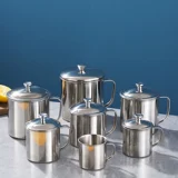 Кубок рта 304 Танк из нержавеющей стали Небольшой крышка чашки для воды