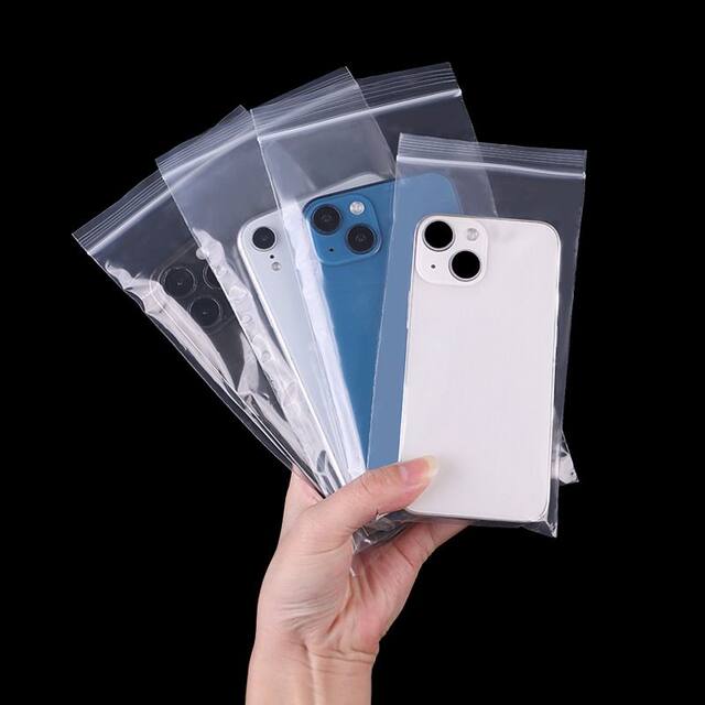 Thickened mobile phone bag, transparent dust-proof universal self-sealing isolation plastic packaging bag, 100 pieces, touch screen take-out dust-proof