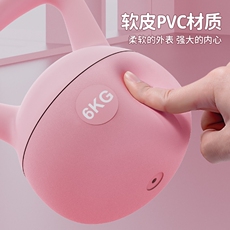 Гантели 软壶铃女士健身器材家用6公斤腹肌练臀胡玲摇摆提壶哑铃锻炼力量