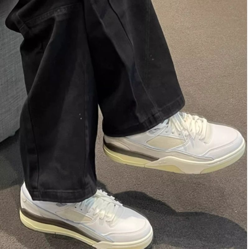 New Flight Comfortable and Wear-Resistant Low-Top Retro Basketball Shoes for Men and Women, Casual Sneakers and Sports Shoes